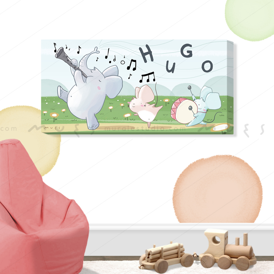muralestudio - Cuadros infantiles personalizados con nombres.